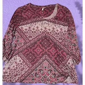 Est.1946 Bedazzled 3/4 sleeve top